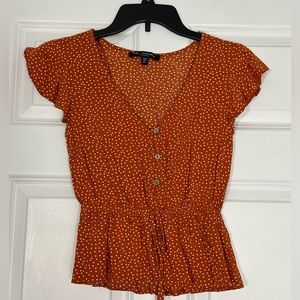 One ❤️ Clothing - Orange blouse